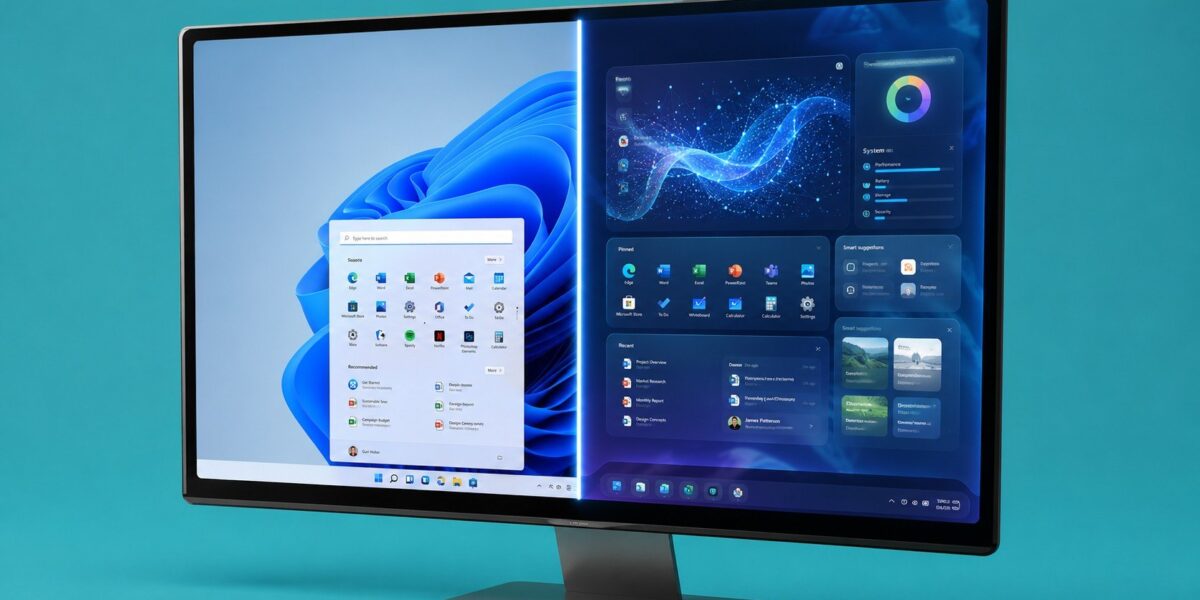 Windows 12 vs Windows 11 im Jahr 2026: Was offiziell ist, welche Rolle KI, Copilot+ PCs, Windows 11 26H1, Sicherheit und Hardware spielen – und wann sich ein Upgrade wirklich lohnt.