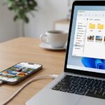 iPhone-Fotos auf Windows übertragen ohne iCloud: Anleitung für USB, Fotos-App, Datei-Explorer, WLAN, HEIC, Live Photos und typische Importfehler.