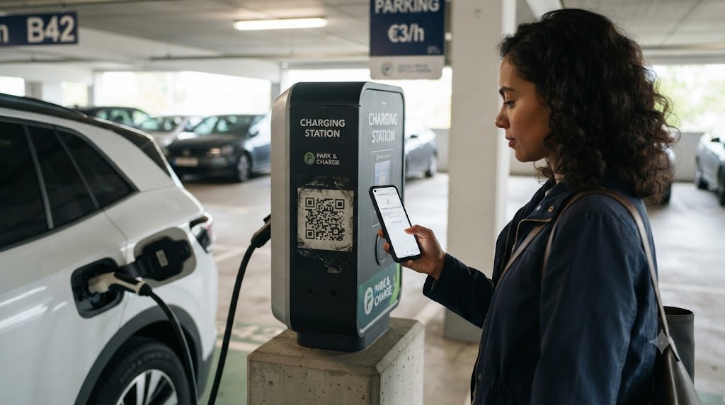 QR-Code auf Parkplatz oder Ladesäule: So erkennen Sie Quishing-Betrug