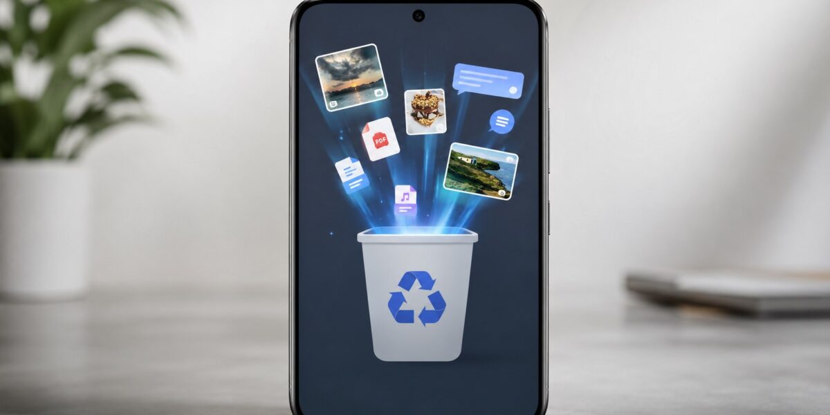 Android Papierkorb leeren: So finden Sie gelöschte Fotos, Dateien und Nachrichten in Google Fotos, Files, Messages und Samsung-Apps, löschen sie endgültig und geben Speicher sicher frei. ohne Risiko.