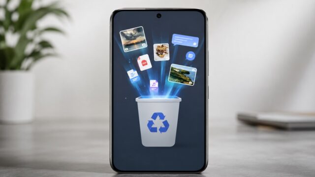 Android Papierkorb leeren: So finden Sie gelöschte Fotos, Dateien und Nachrichten in Google Fotos, Files, Messages und Samsung-Apps, löschen sie endgültig und geben Speicher sicher frei. ohne Risiko.
