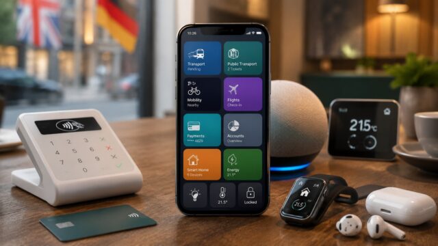 Britische Nutzer setzen 2026 auf mobile Wallets, mehr Apps und Smart Meter. Der Vergleich zeigt zentrale Tech-Trends aus Großbritannien und Unterschiede zu Deutschland.