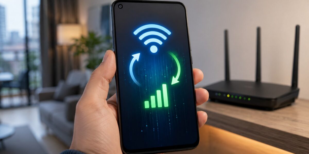 Das Handy wechselt ständig zwischen WLAN und mobilen Daten? Diese Android-Einstellungen, Router-Checks und Netzwerk-Resets stoppen automatische Verbindungswechsel dauerhaft.