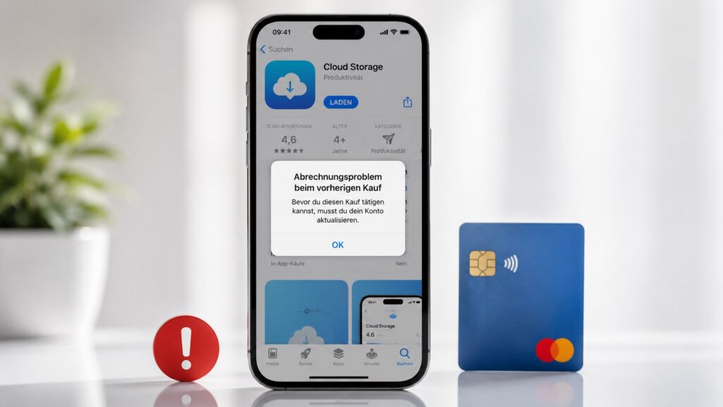 iPhone meldet „Abrechnungsproblem beim vorherigen Kauf“: So werden kostenlose Apps wieder freigeschaltet