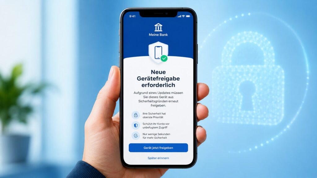 Banking-App verlangt nach jedem Update eine neue Gerätefreigabe: Wann das normal und wann es verdächtig ist