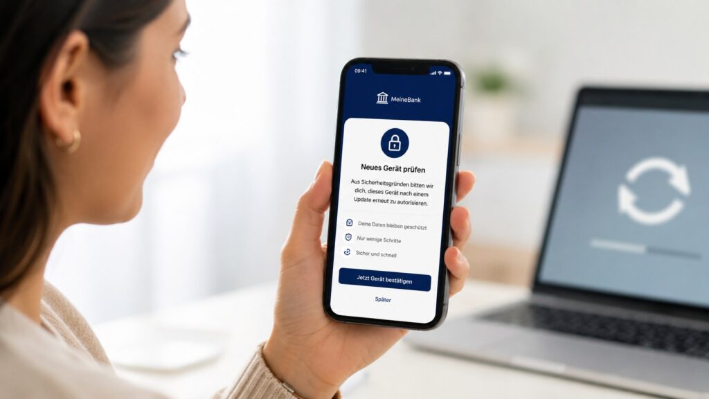 Banking-App verlangt nach jedem Update eine neue Gerätefreigabe: Wann das normal und wann es verdächtig ist