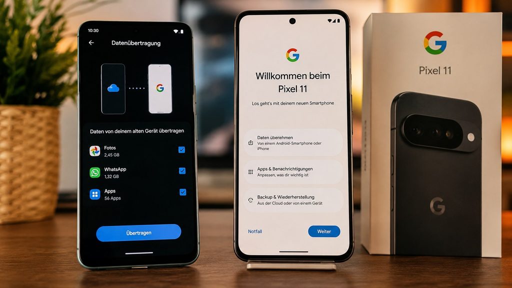 Pixel 11 eingerichtet, aber Daten fehlen: Fotos, WhatsApp und Apps vom alten Handy richtig übertragen