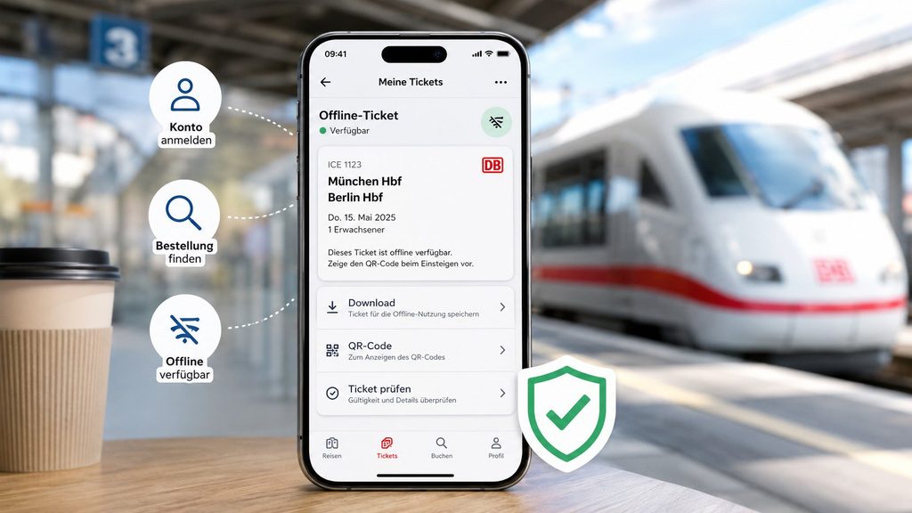 Ticket im DB Navigator verschwunden? Diese Schritte bringen die gebuchte Fahrkarte zurück
