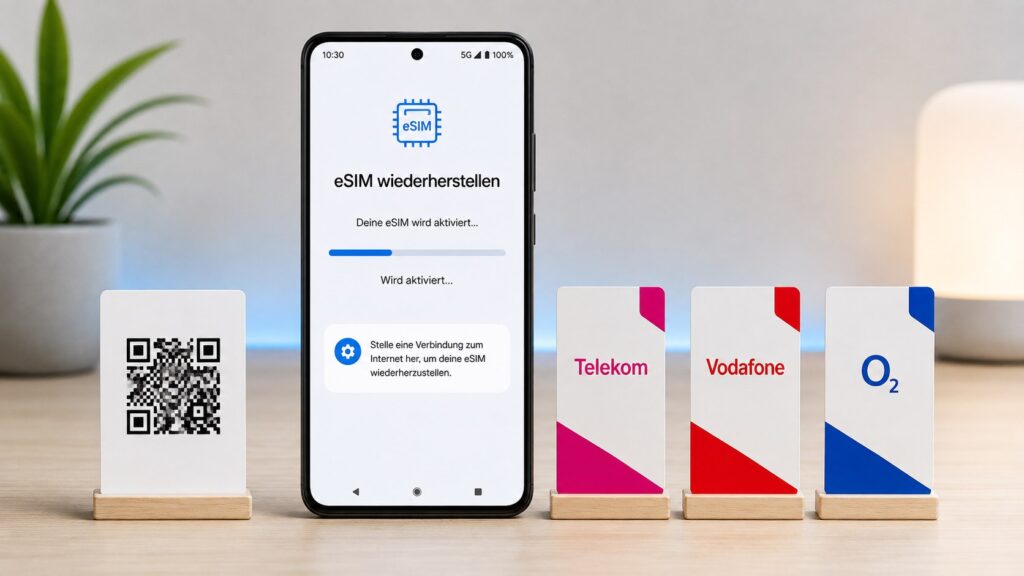 Android-eSIM nach Handywechsel verschwunden: So holen Telekom-, Vodafone- und O2-Kunden ihr Profil zurück