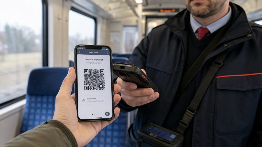 Deutschlandticket-App ohne Internet: Wird der QR-Code bei der Kontrolle akzeptiert