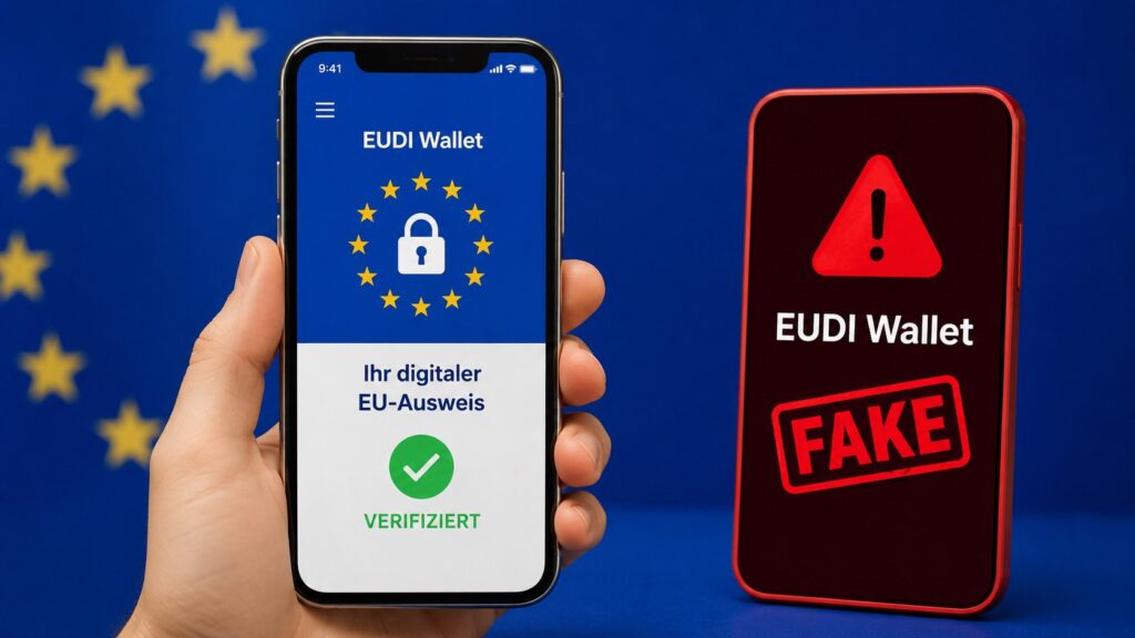 Gefälschte EUDI-Wallet-App: Woran Nutzer den echten digitalen Ausweis erkennen werden