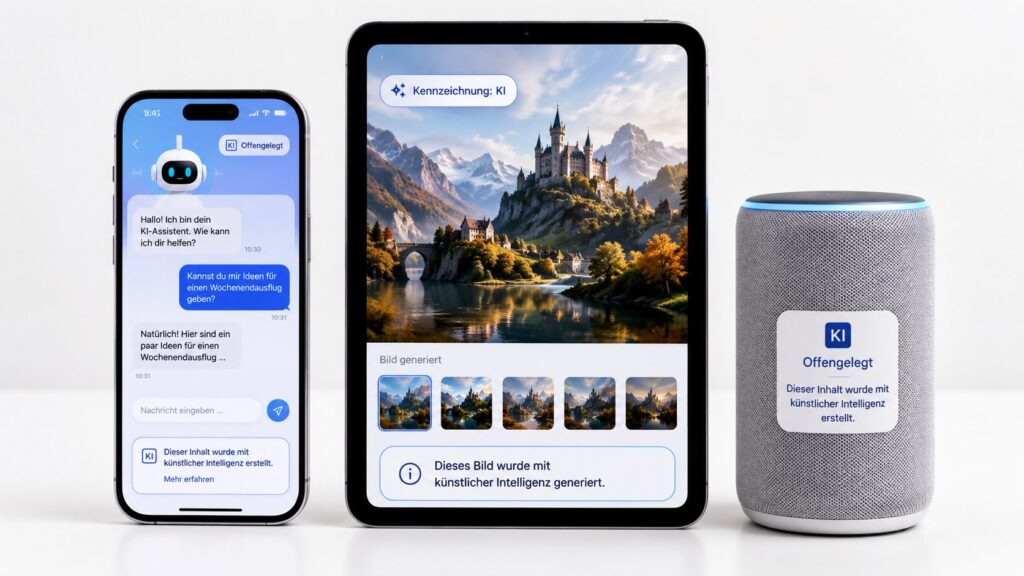 AI Act ab August 2026: Welche KI-Inhalte und Apps in Deutschland gekennzeichnet werden müssen