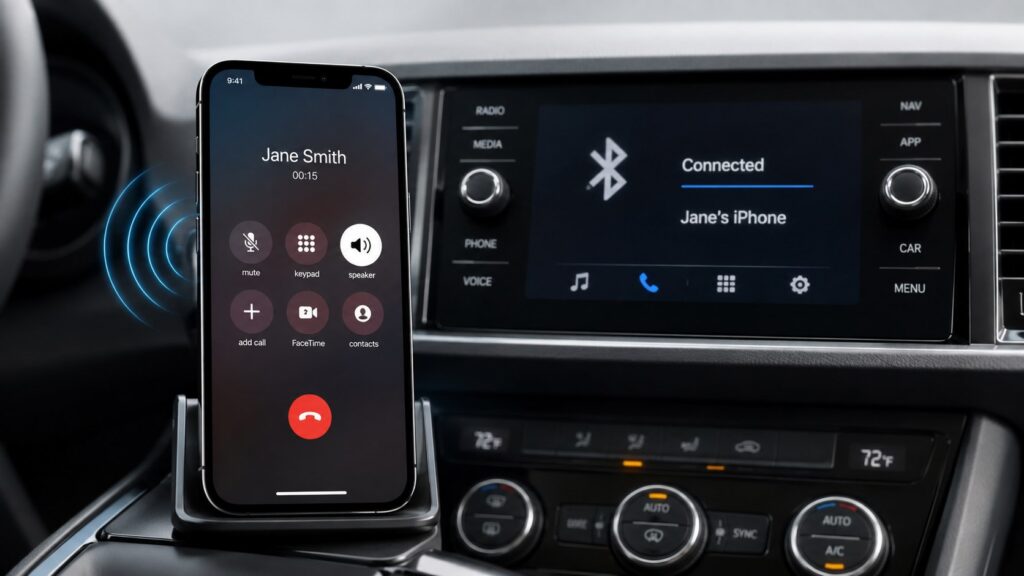 Handy per Bluetooth mit dem Auto verbunden, Anrufe kommen trotzdem über den Lautsprecher – das hilft