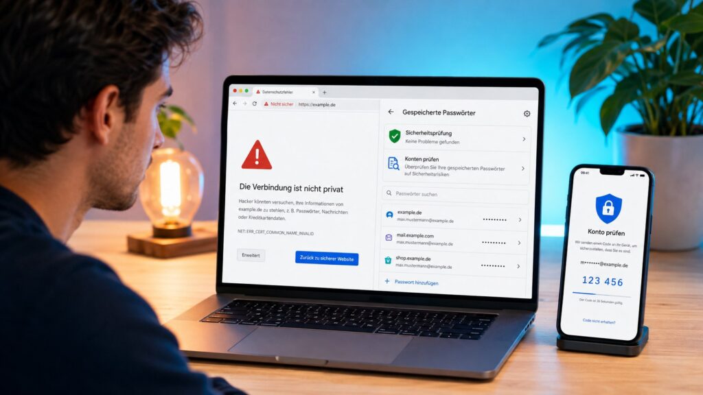 Browser speichert gestohlene Passwörter weiter: So prüfen Nutzer nach der BSI-Aktion ihre Konten