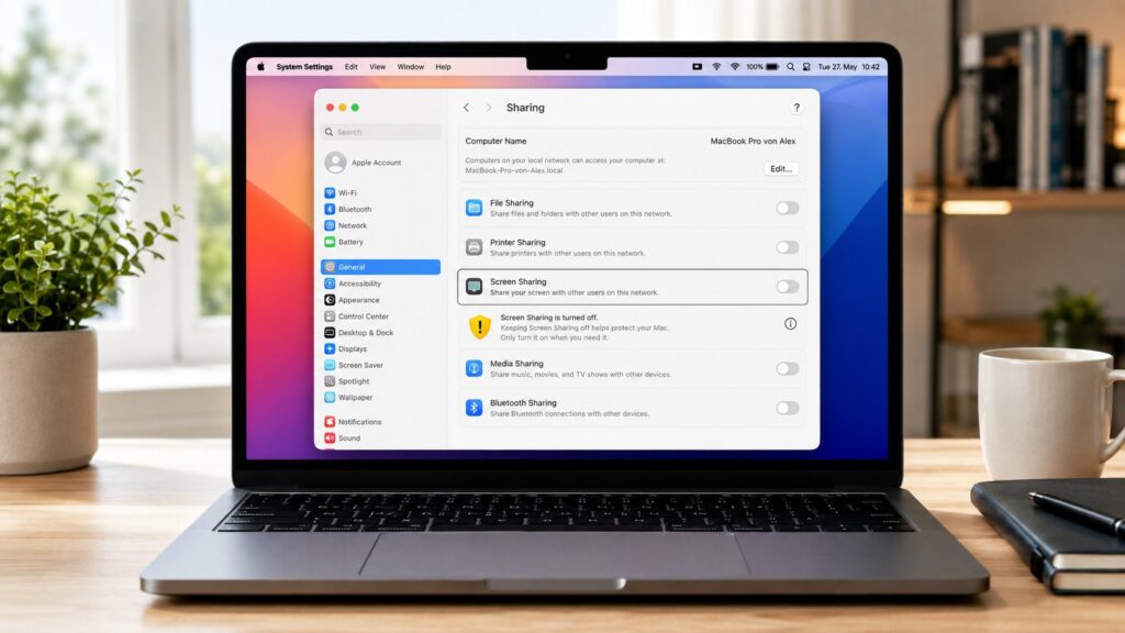 macOS Screen Sharing offen? Diese Einstellungen sollten Mac-Nutzer nach CVE-2026-65400 prüfen