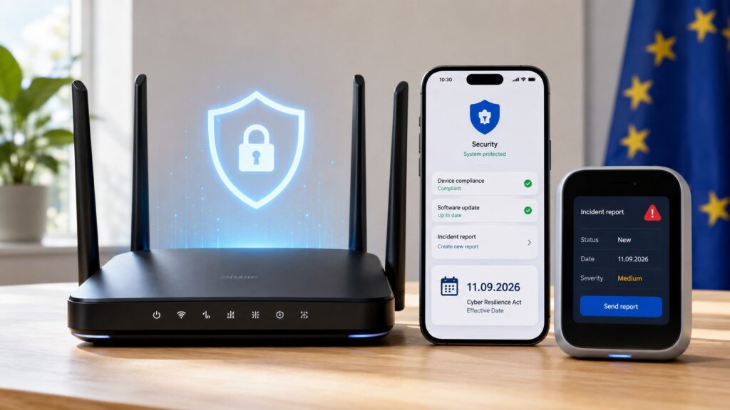 Cyber Resilience Act ab 11. September 2026: Neue Meldepflichten für Router, Apps und Smart-Home-Geräte