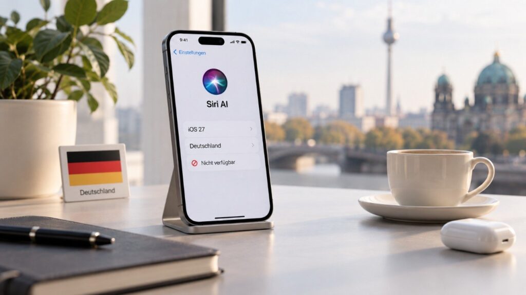 Siri AI nach iOS 27 fehlt in Deutschland: Warum das für iPhone-Nutzer derzeit normal ist
