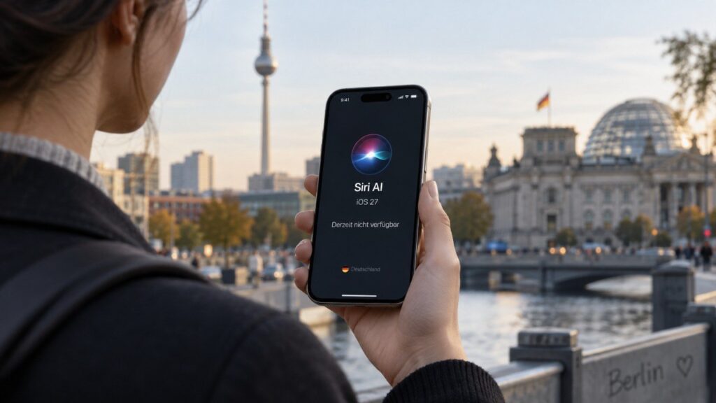 Siri AI nach iOS 27 fehlt in Deutschland: Warum das für iPhone-Nutzer derzeit normal ist