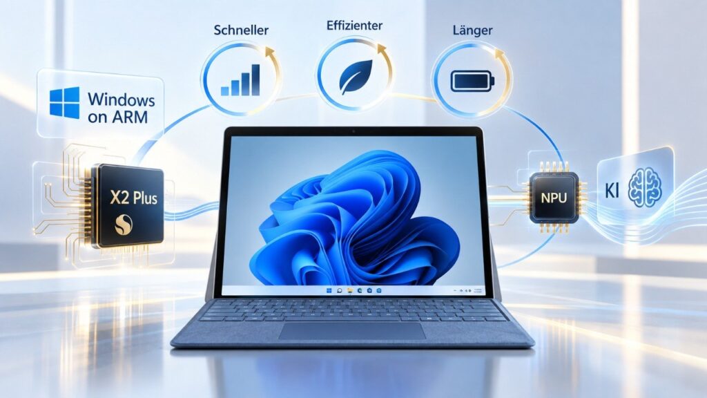 Surface Pro 12 mit Snapdragon X2 Plus: Was Qualcomm für Windows on ARM technisch verändert