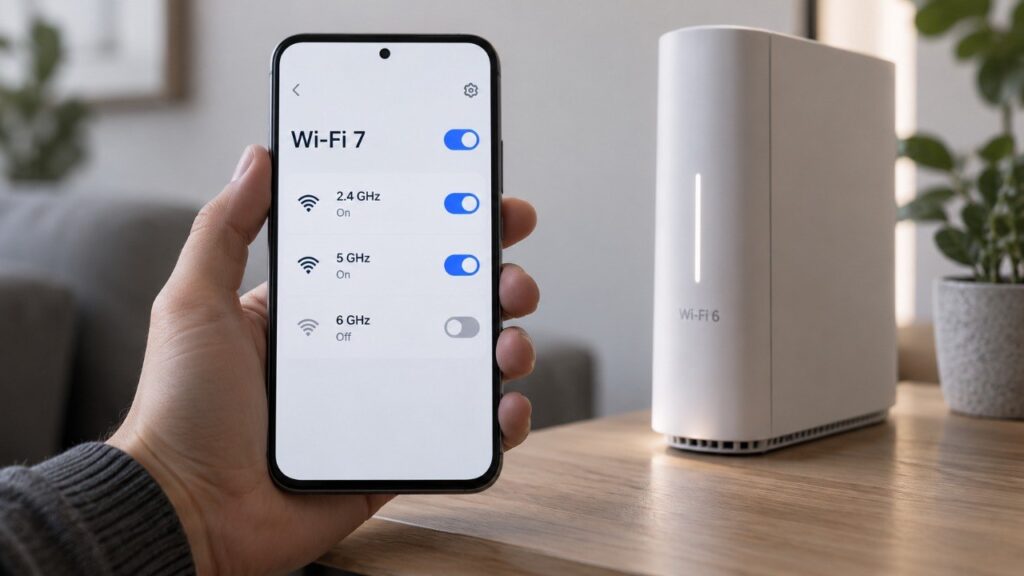 Wi-Fi 7 am Handy, aber nur Wi-Fi 6 am Router: fünf Gründe, warum 6 GHz nicht aktiv wird