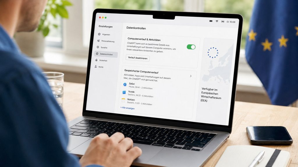 ChatGPT Computer History startet im EWR: Was die Funktion auf dem Mac speichert und wie man sie abschaltet