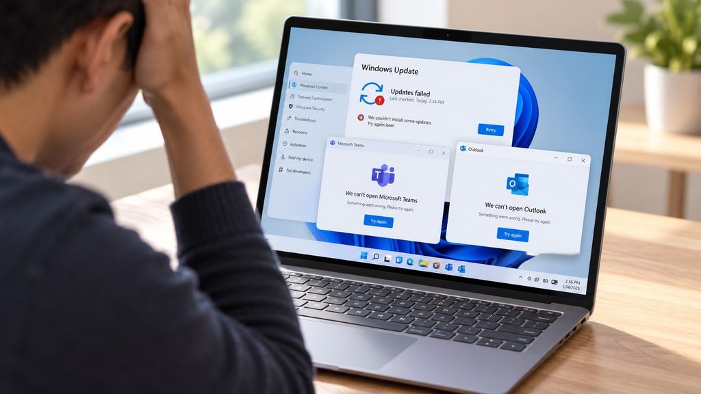 Outlook und Teams starten auf ARM-PCs nicht mehr: Dieses Windows-Update kann die Ursache sein