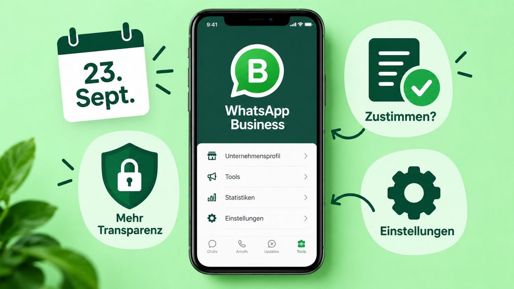 WhatsApp Business ändert am 23. September die Bedingungen: Müssen Nutzer zustimmen oder etwas umstellen