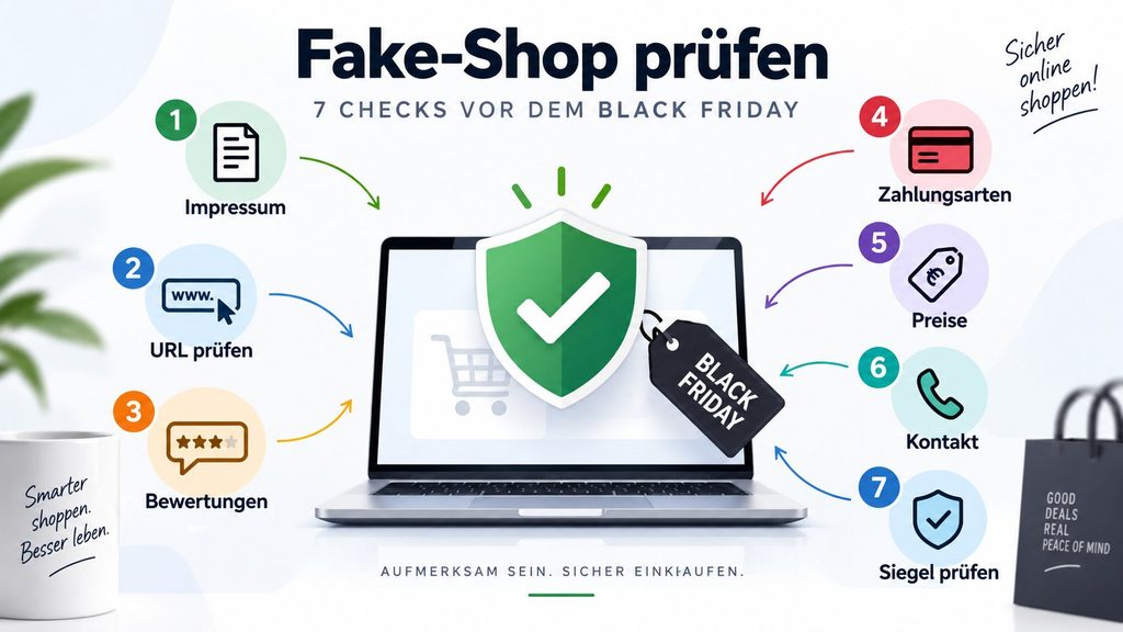 Wie lassen sich Fake-Shops vor Black Friday erkennen? Diese 7 Prüfungen schützen vor Online-Betrug