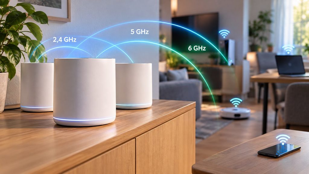 Neues Wi-Fi-7-Mesh, aber Geräte hängen am falschen Repeater: So funktioniert Steering bei 2,4, 5 und 6 GHz