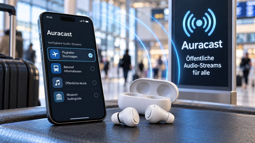 Auracast statt Bluetooth-Pairing: Diese Handys und Kopfhörer empfangen öffentliche Audio-Streams