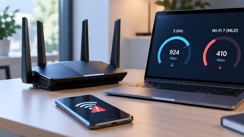 Wi-Fi 7 mit MLO ist langsamer als 5 GHz allein: Diese Ursachen sollten Sie prüfen