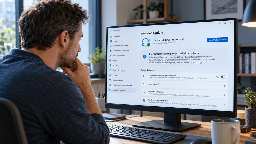 Windows 11 26H1 wird nicht angeboten: Warum das auf Ihrem PC wahrscheinlich Absicht ist