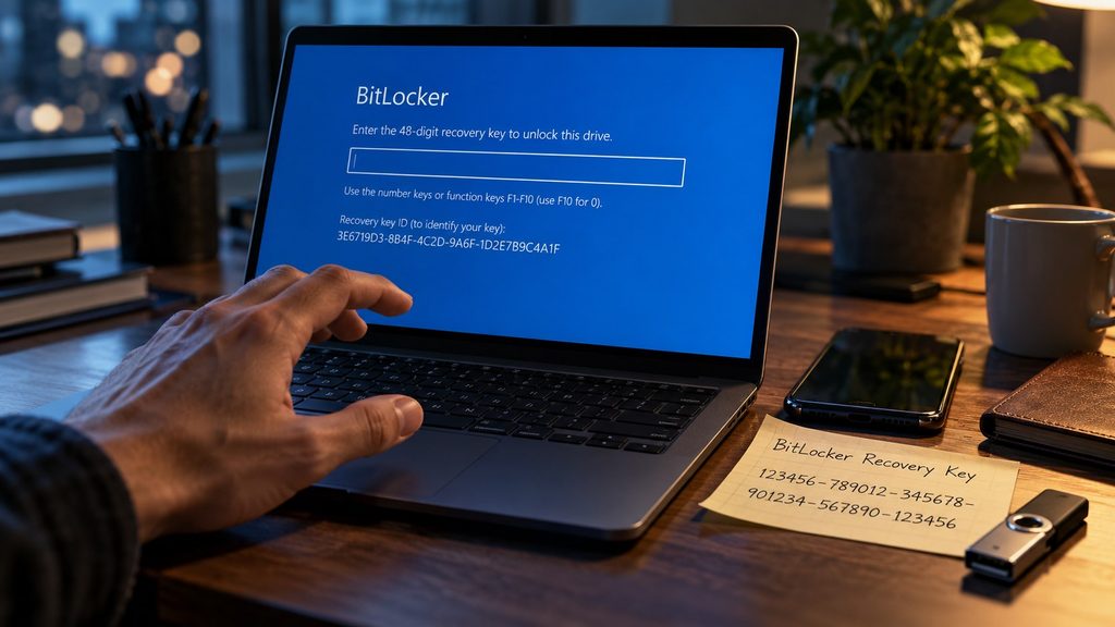 BitLocker fragt nach einem Wiederherstellungsschlüssel: Wo Sie ihn finden und was Sie nicht tun sollten
